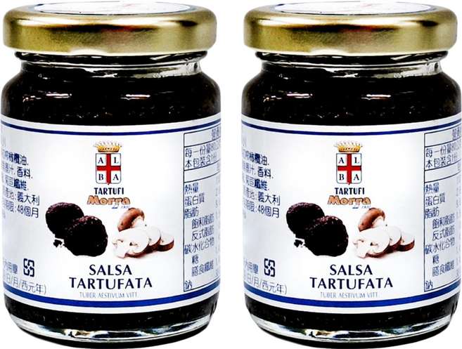TARTUFI Morra 阿爾巴松露世家 夏季松露蘑菇醬, 80g, 2罐
