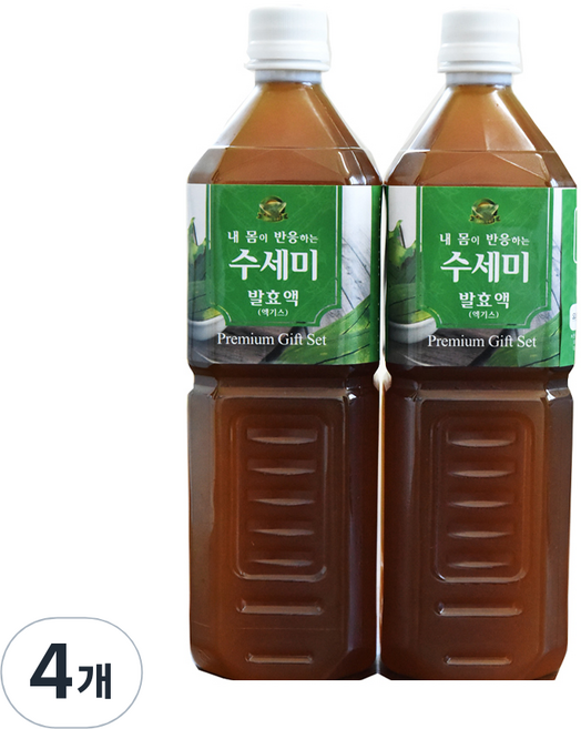 황가네농장 수세미 발효액, 1L, 4개