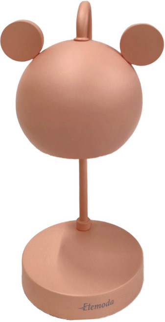 Elemoda 繽紛米奇融蠟燈 ELM-507 AC110V 31*13cm 50W燈泡 旋鈕開關 海綿防滑底座, 粉色