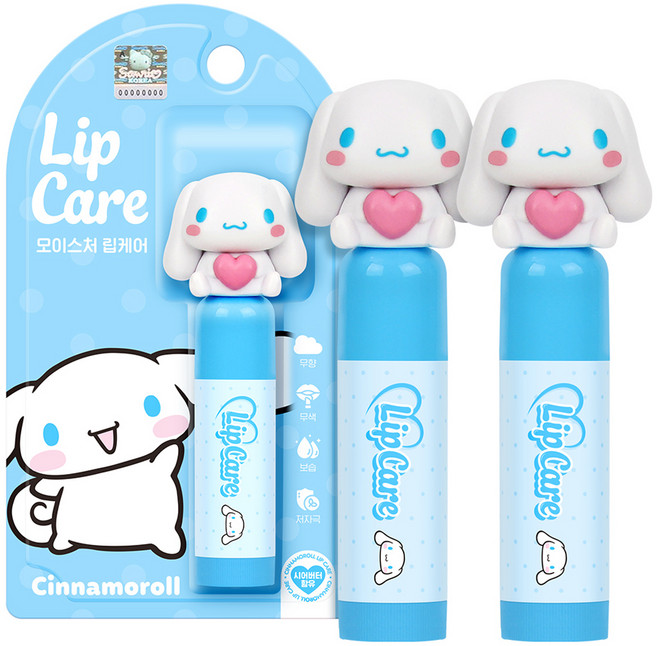 아텍스 산리오캐릭터즈 립케어, 시나모롤, 4.5g, 2개