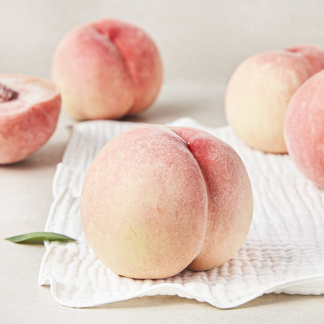 다조은 강서시장 새벽경매 햇사레 복숭아 왕특, 4kg(8~10입), 1개