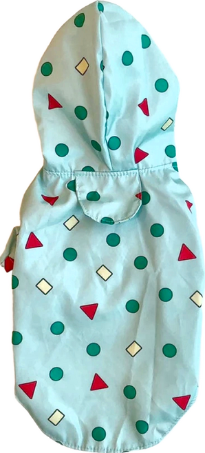 SassyDog 風衣雨衣, 綠色菱格, 1件