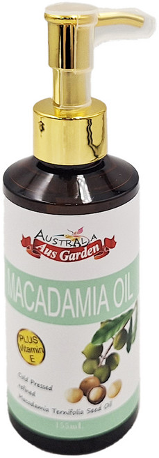 Aus Garden 澳維花園 台灣公司貨 澳洲堅果按摩精油 深層滋潤、舒緩疲勞 打造柔嫩光滑美肌, 155ml, 1瓶