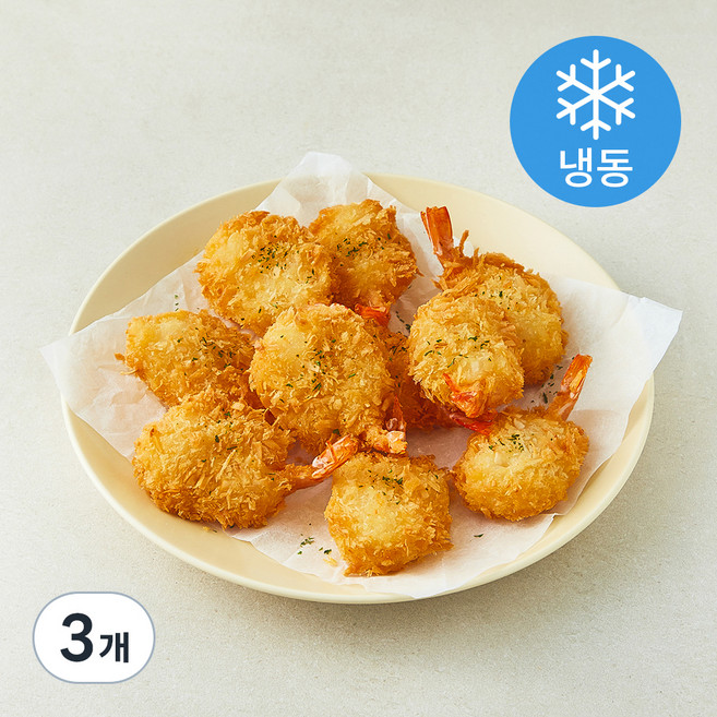 지엔씨푸드 코코넛 버터플라이 새우튀김 10미 (냉동), 200g, 3개