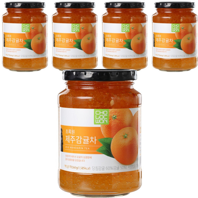 초록원 제주감귤차, 560g, 1개입, 5개