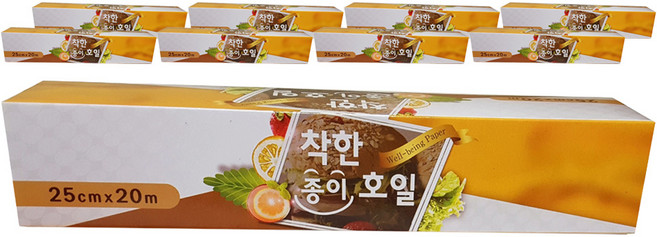 착한식재료 착한 종이호일, 20m, 3개입, 3개