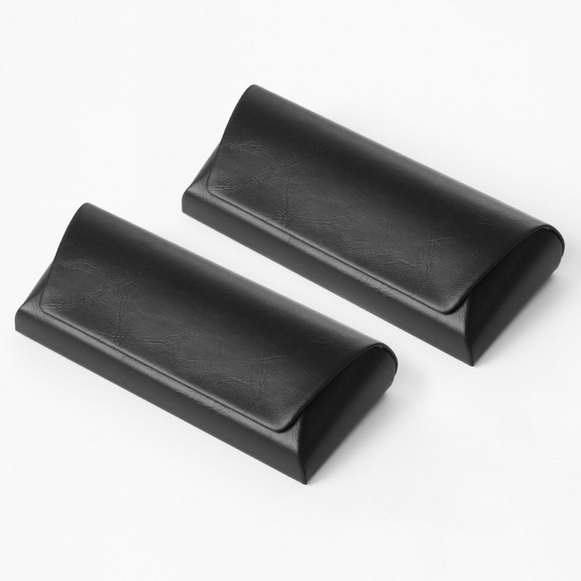 라피던트 남녀공용 슬림 가죽 선글라스 케이스 2p