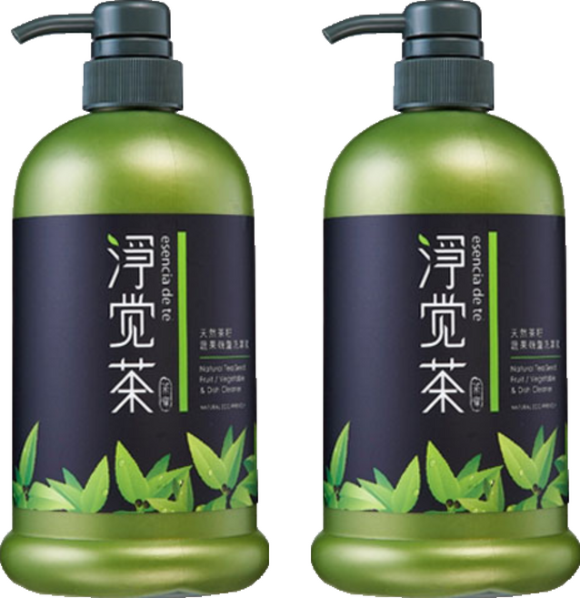 TEAPOWER 茶寶 淨覺茶 茶籽蔬果碗盤洗潔液 去油汙除異味 溫和滋潤不傷手, 800ml, 2瓶