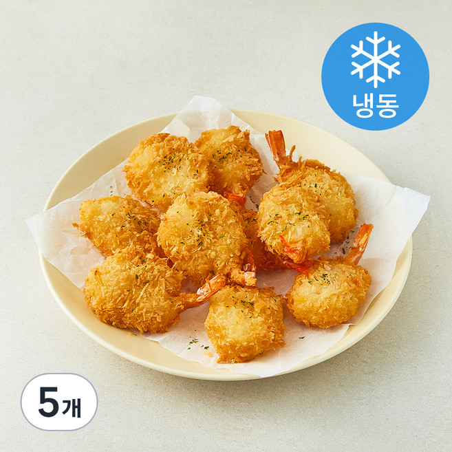 지엔씨푸드 코코넛 버터플라이 새우튀김 10미 (냉동), 200g, 5개