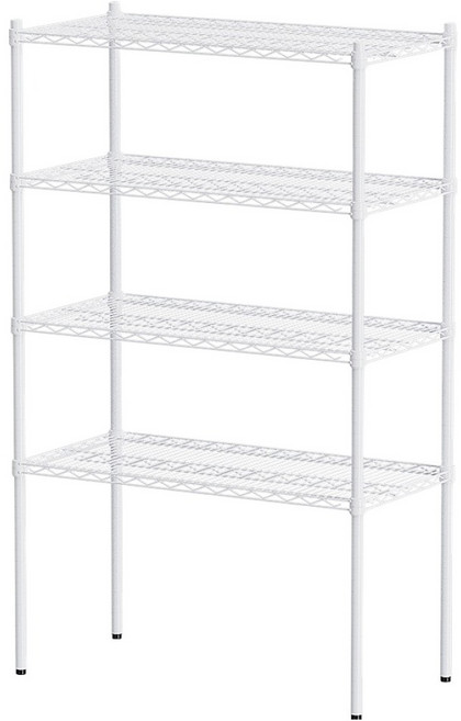 dayneeds 日需百備 荷重型層架, 白色, 4層