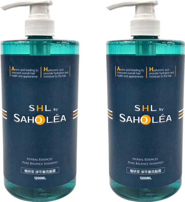 SAHOLEA 森歐黎漾 植研萃淨平衡洗髮露, 1.2L, 2件