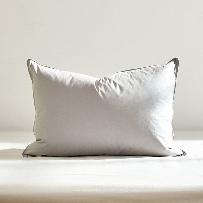 라뽐므 오폴레 코튼 구스베개, 라이트그레이, 1개