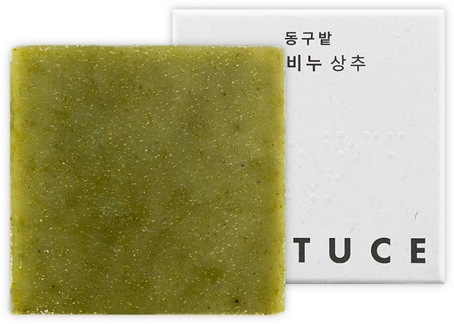 동구밭 가꿈 클렌징비누 상추, 120g, 1개