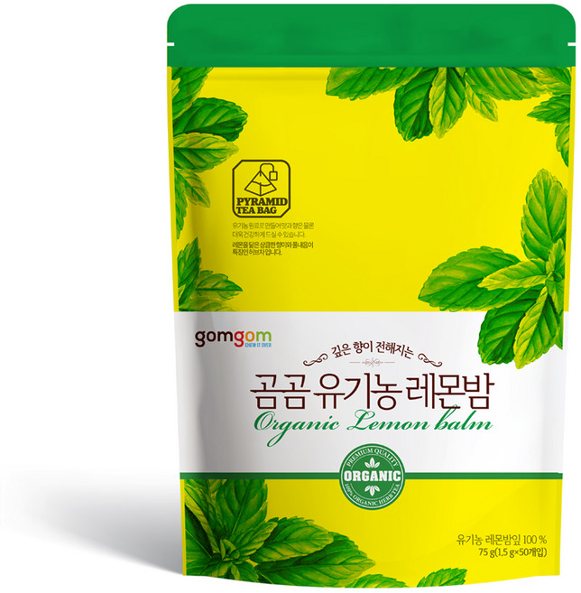 곰곰 유기농 레몬밤, 1.5g, 50개입, 1개