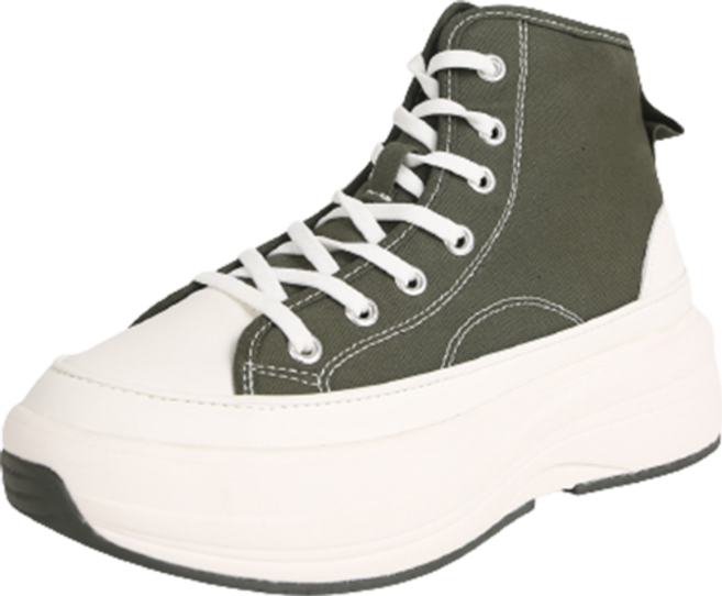 슈펜 슈탠다드 오버솔 하이 스니커즈 6cm HPCR3BA04M