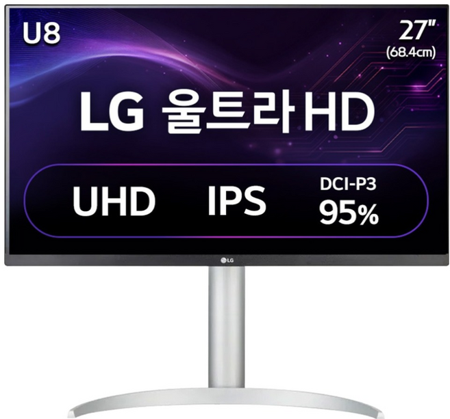 LG전자 4K UHD 울트라 모니터, 27UP850K, 68.4cm
