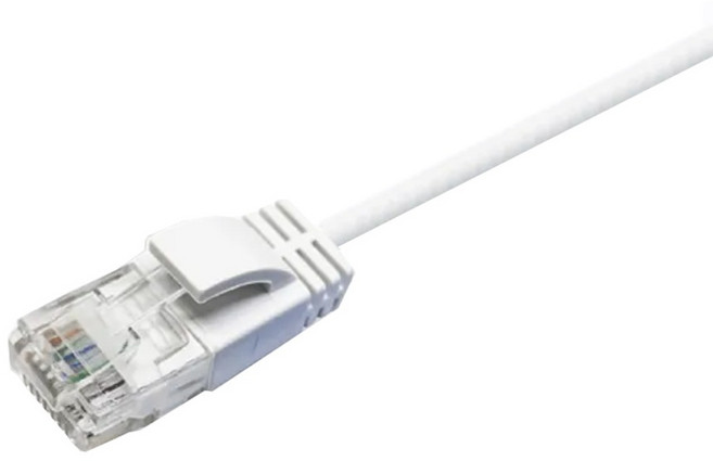 POLYWELL 寶利威爾 CAT6 極細高速網路線 RJ45 福祿克認證 PW15-W58-Q100, 白色, 10m, 1條