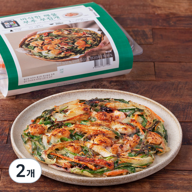 마이셰프 바삭한 해물 부추 부침개 2인분, 540g, 2개