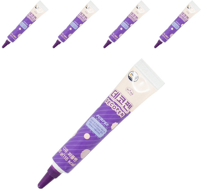 디유 데코펜 퍼플, 20g, 5개