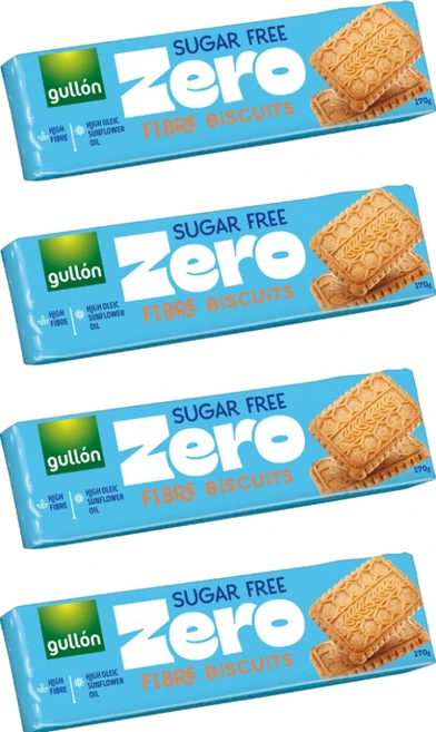 구욘 슈가프리 통밀 화이바 쿠키, 170g, 4개 - 쿠팡