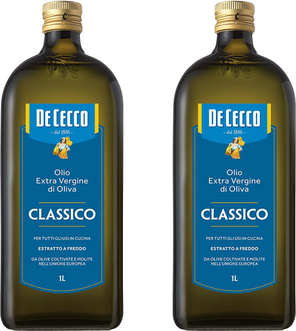 DE CECCO 得科 特級初榨橄欖油, 1L, 2瓶