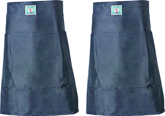 永潔 三口半圍裙, 顏色隨機, 2入