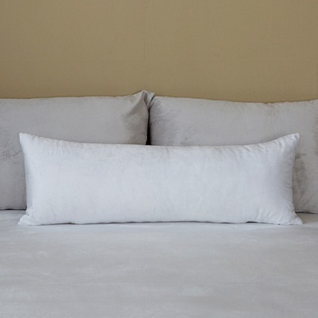 아임리빙 극세사 카라멜 다용도 바디필로우, 화이트