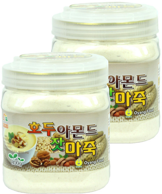 오양식품 호두 아몬드 잣 마죽, 800g, 2개
