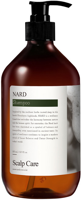 나드 두피 비듬 딥클렌징 가려움 케어 샴푸, 500ml, 1개
