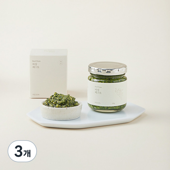 위크위크서울 바질페스토 소스, 100g, 3개