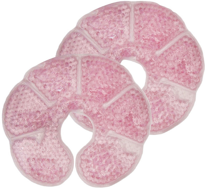 momMe 乳房冷熱敷墊, 2入敷墊, 1盒