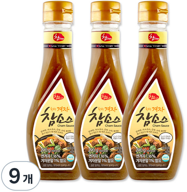 참 겨자 참소스, 290g, 9개