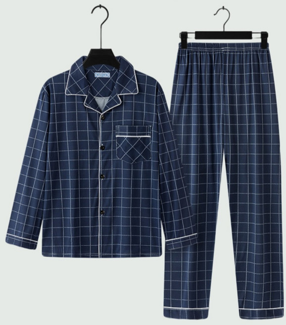 Eoripeul 男士舒適柔軟睡衣上下套裝