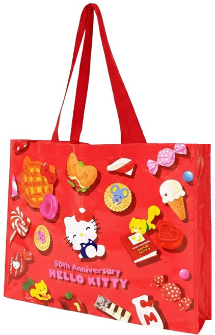 Kiiwi O Hello Kitty 聯名款 50周年限定 大容量萬用編織袋