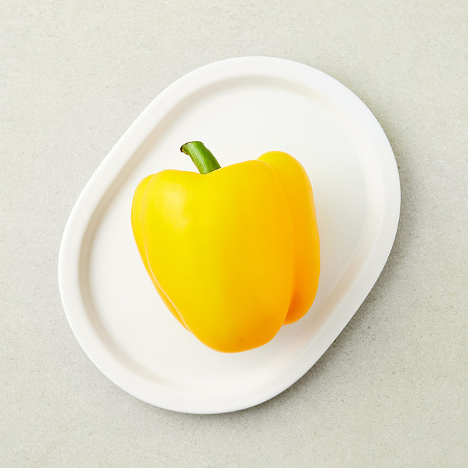 유기농 노랑 파프리카, 120g, 1개, 1개입