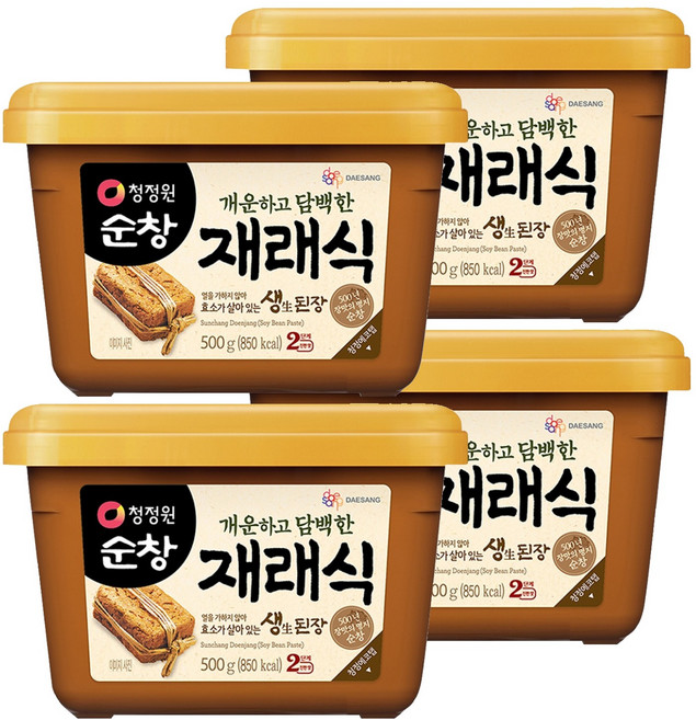 清淨園 Sunchang 傳統大醬, 500g, 4盒