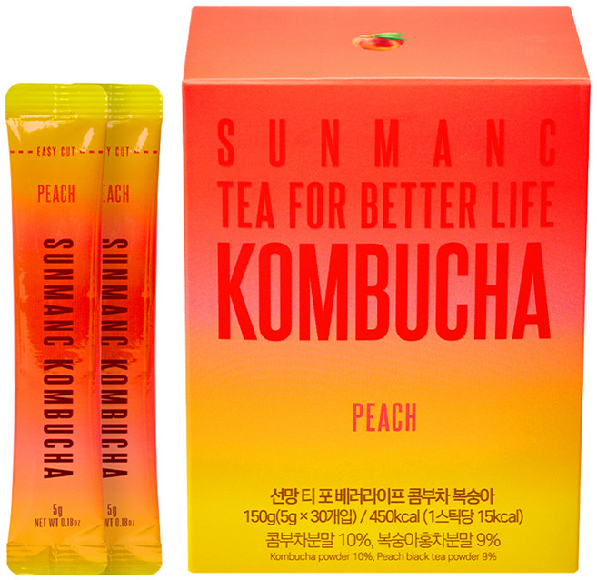 선망 콤부차 복숭아맛, 5g, 30개입, 1개