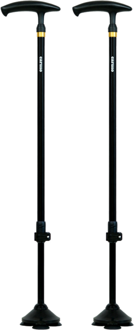 카루소 조절식 지팡이 C910 에브리원, 혼합색상, 2개