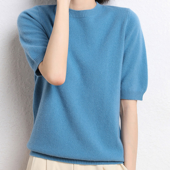 Laratina 女款 Kari 換季基本款短袖針織衫