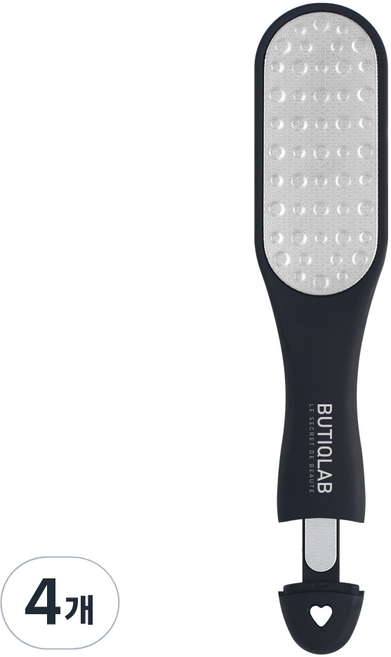 뷰티끄랩 어메이징 메탈 발각질 제거기, 4개, 1개입