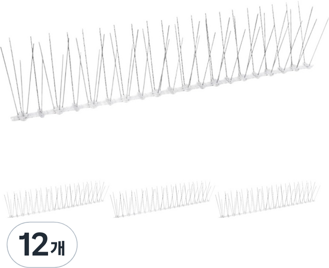 앙플랜트 비둘기 퇴치 버드 스파이크 50cm, 2kg, 12개
