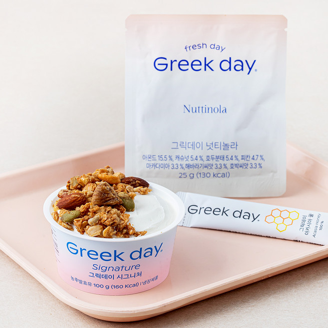 그릭데이 시그니처 넛티놀라 세트, 140g, 1세트