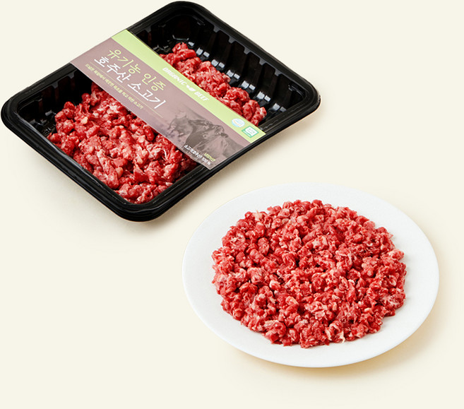 유기농 호주산 소고기 다짐육 (냉장), 200g, 1개
