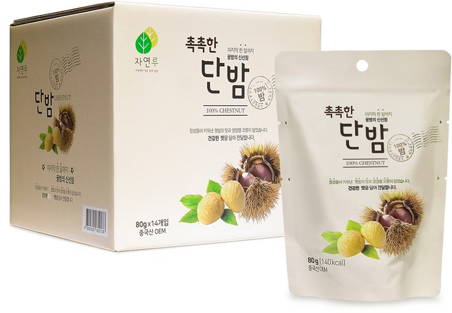 자연루 촉촉한 단밤, 1.12kg, 1개