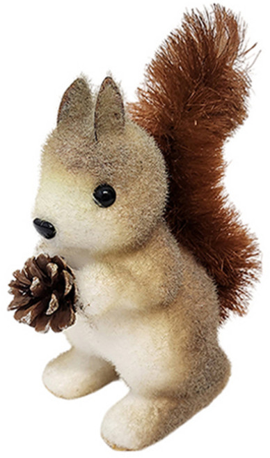 聖誕節蓬鬆松鼠吊飾, 1個, 棕色A, 20cm