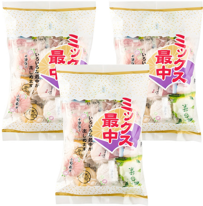 시와이세도 믹스 모나카, 195g, 3개