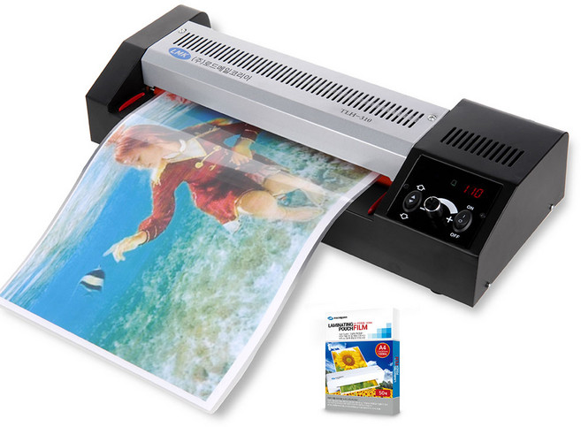 로드메일코리아 사무용 코팅기 TLH-310 + A4 코팅지 50p 세트, A3