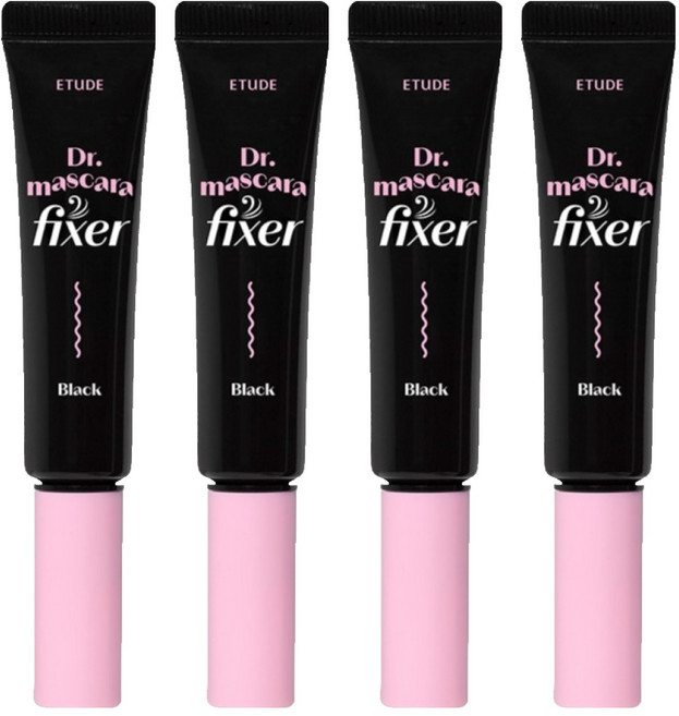 에뛰드 뉴 닥터 마스카라 픽서 6g, 02 블랙, 4개