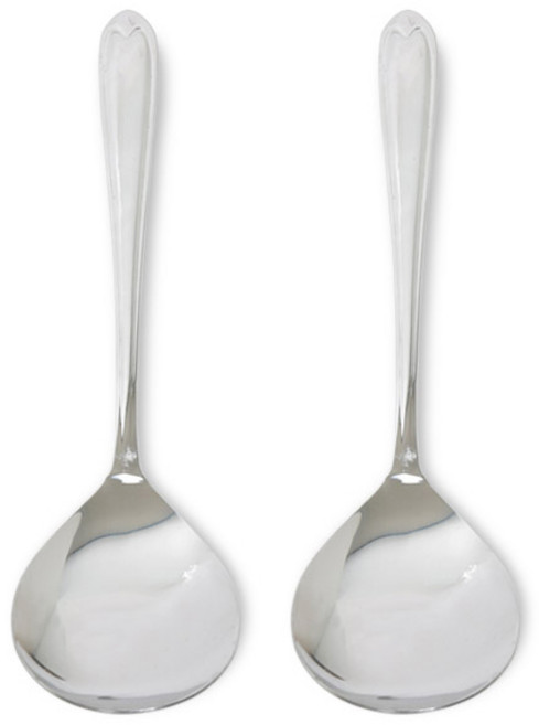 칼백화점 스텐 유광 서빙 스푼, 2개