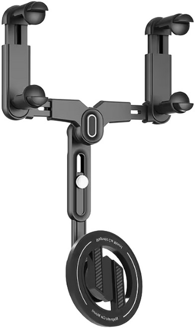 엠노블 미러 플러스 룸미러 거치대, 블랙, 1개